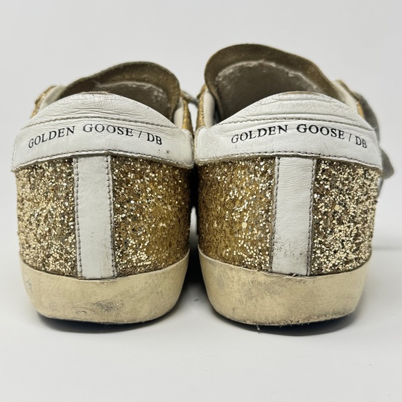 Golden Goose Superstar Glitter Low-Top Sneakers - Size 37 - Picture 6 of 9